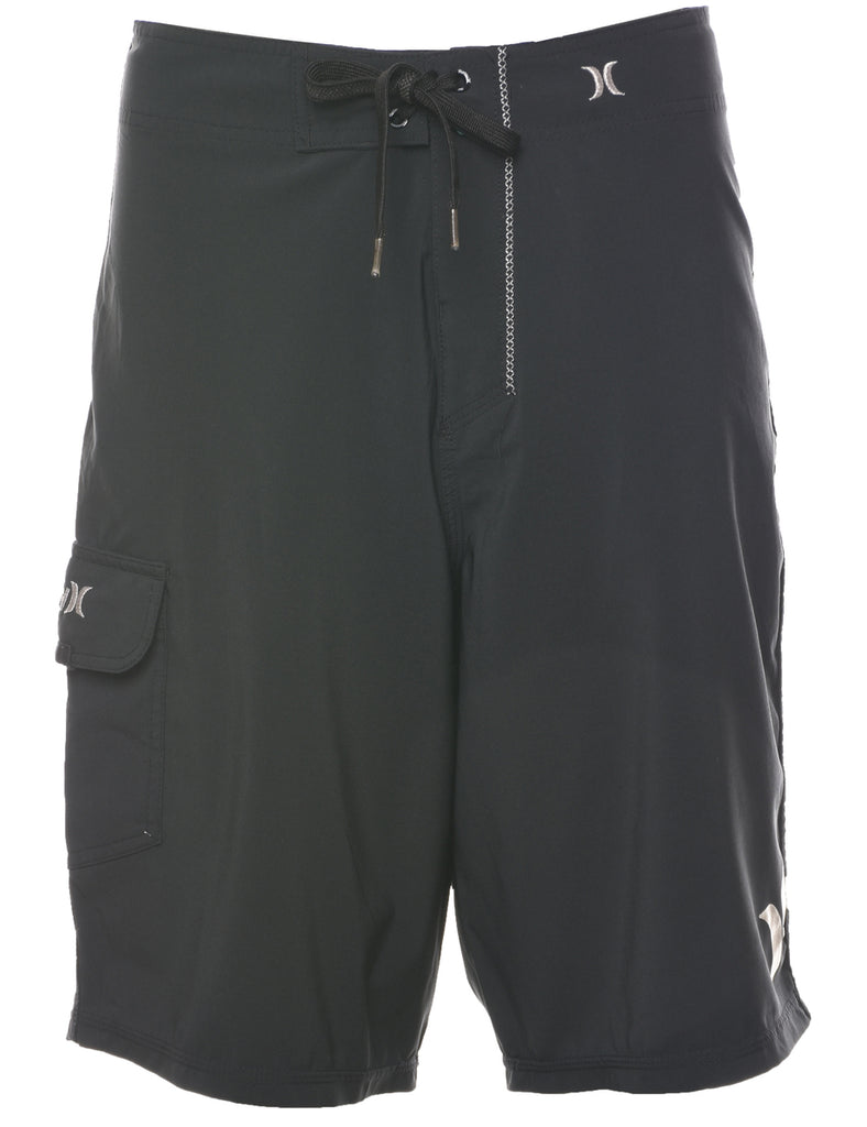 Black Cargo Shorts - W31 L10