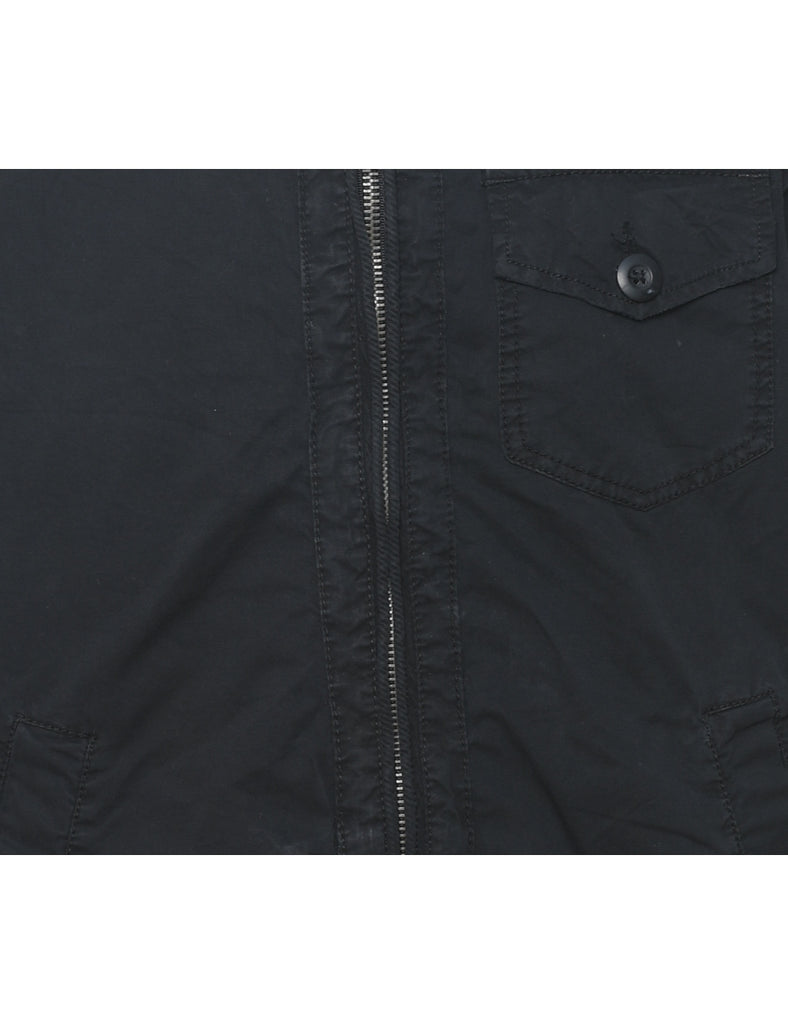 Black Converse Zip-Front Jacket - M
