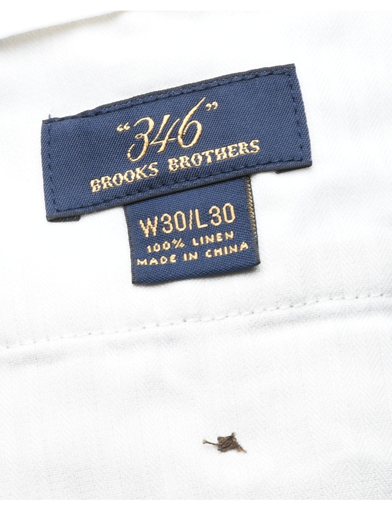 Brooks Brothers Linen Trousers - W30 L30