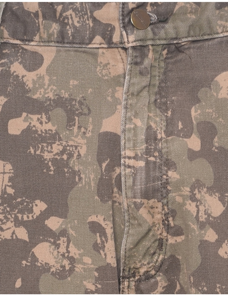 Carhartt Camouflage Print Cargo Shorts - W36 L12