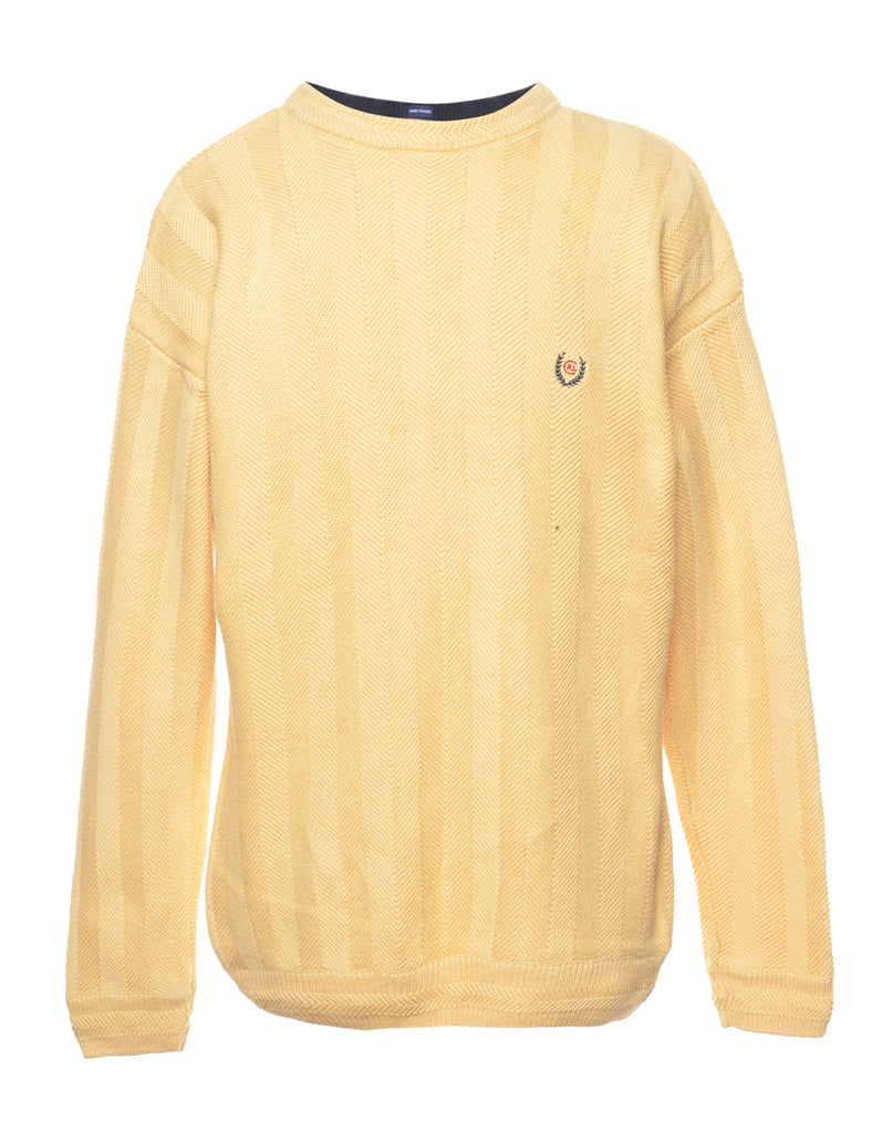 Chaps Pale Yellow Jumper - S