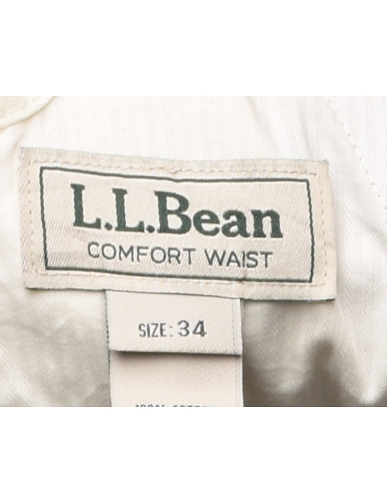 L.L. Bean Light Brown Chinos - W34 L32