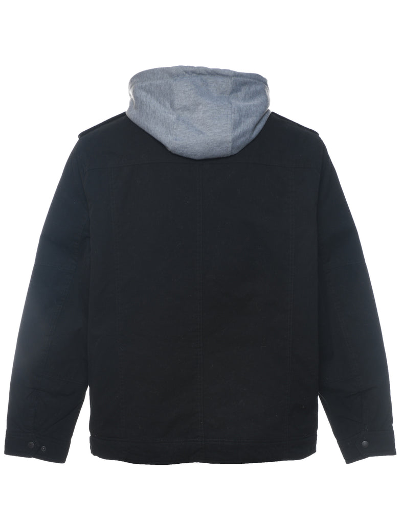 Levi's Black & Grey Contrast Denim Jacket - XL