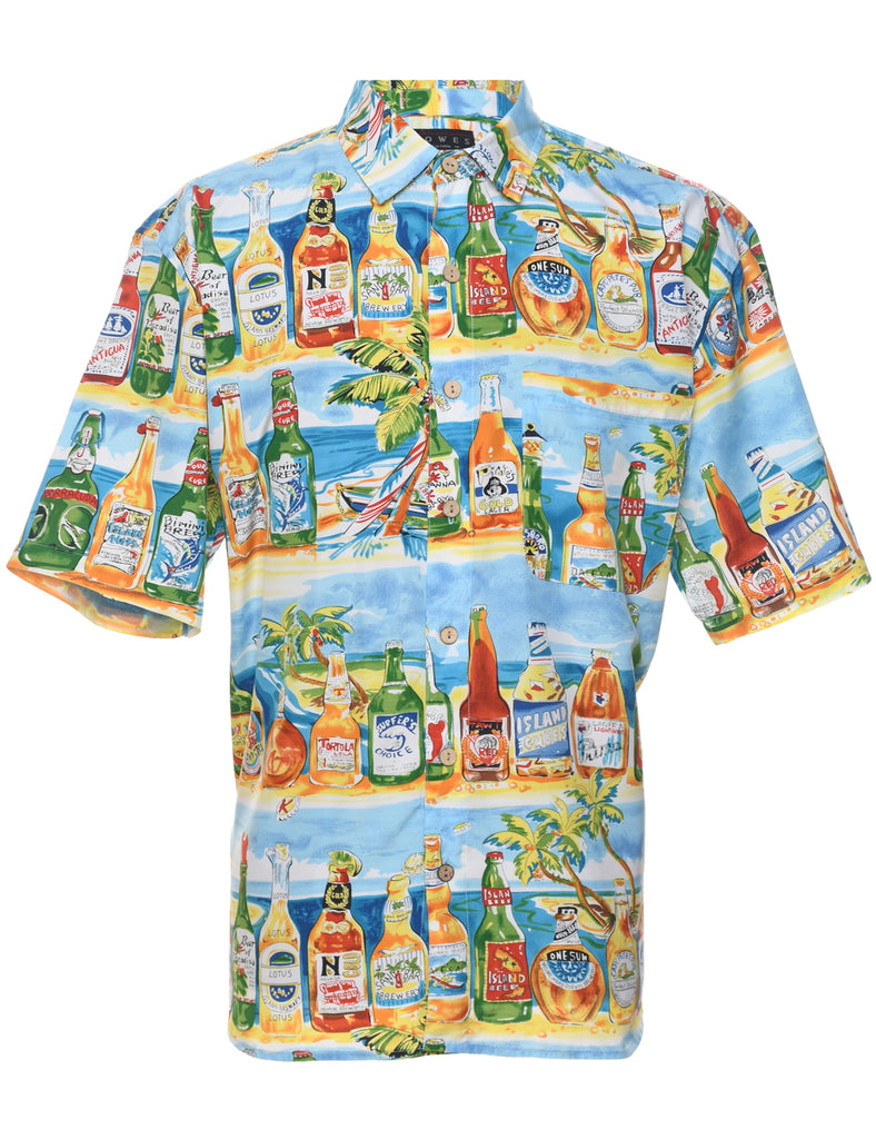 Multi-colour Hawaiian Shirt - M