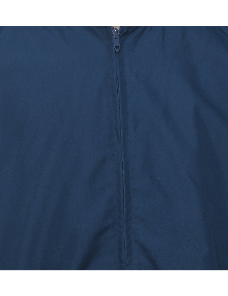 Navy Zip-Front Jacket  - XL