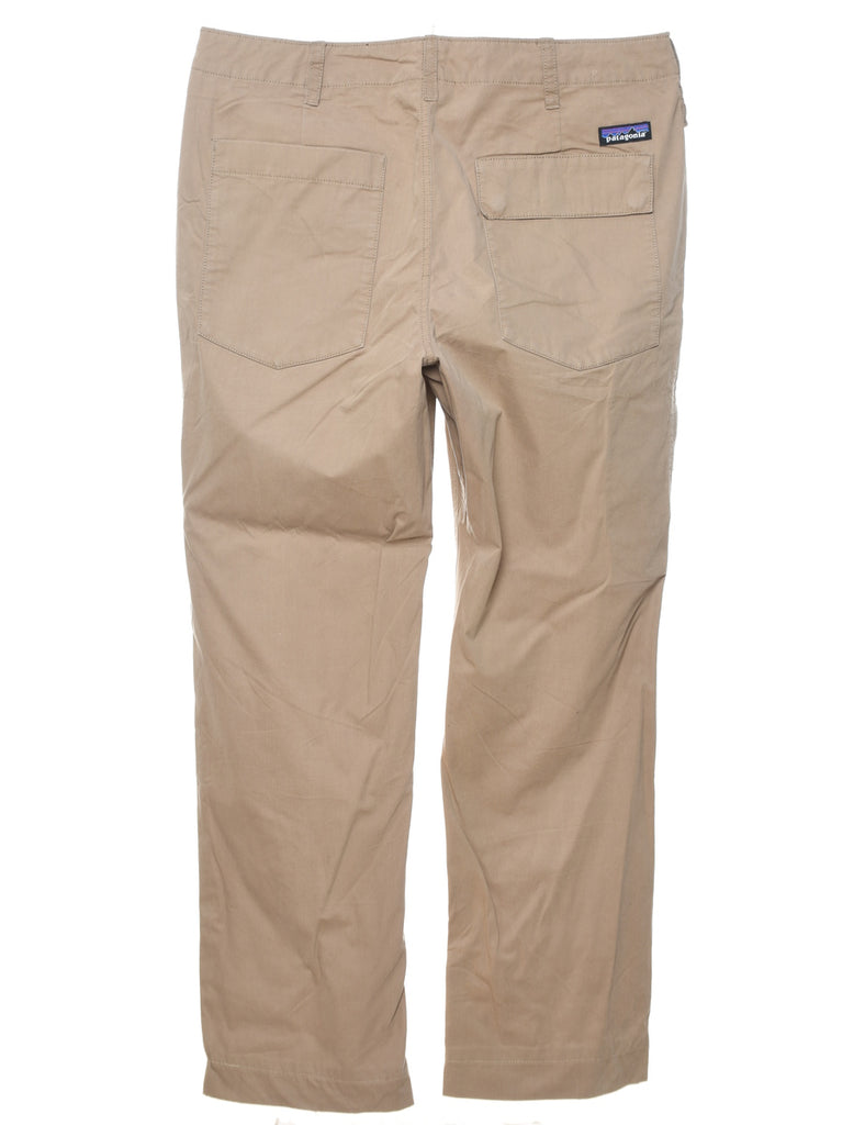 Patagonia Brown Straight-Fit Trousers - W34 L30