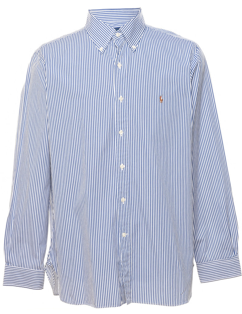 Ralph Lauren Light Blue Striped Shirt - L