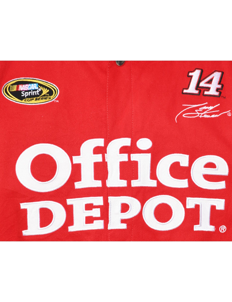 Red Office Depot Racing Jacket - L