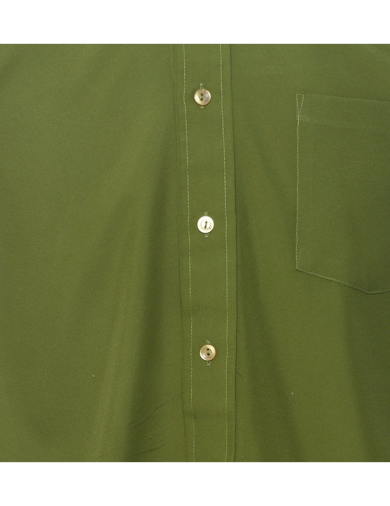 Sears Green Classic 1970s Shirt - M