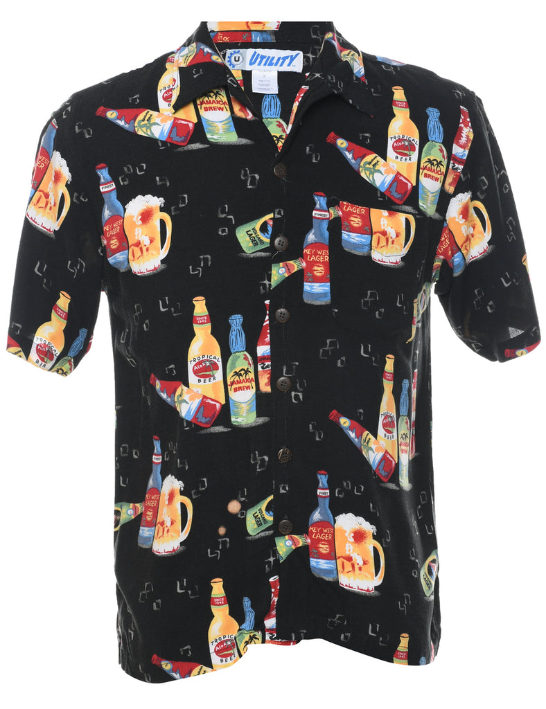 Short Sleeve Hawaiian Shirt - S