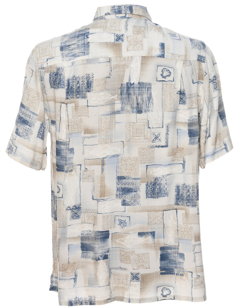 Short Sleeve Hawaiian Shirt - M