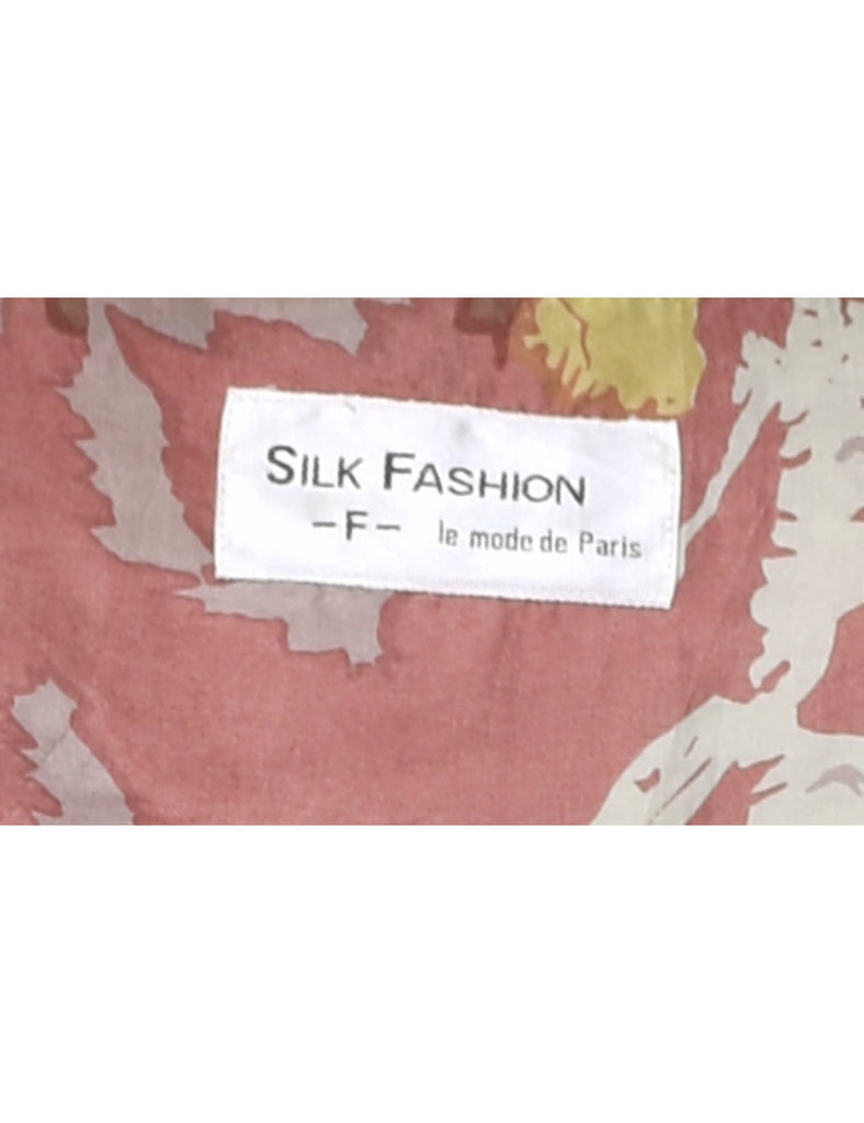 Silk Multi-colour Shirt - L