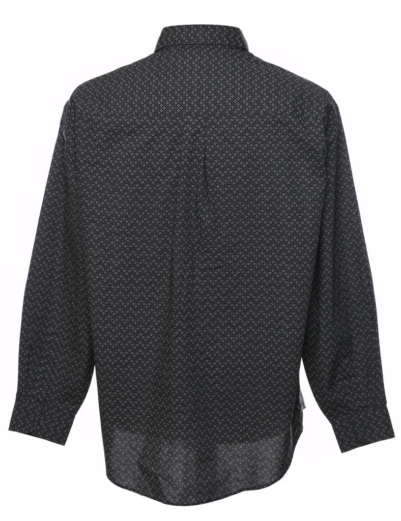 Van Heusen Geometric Pattern Smart Shirt - L
