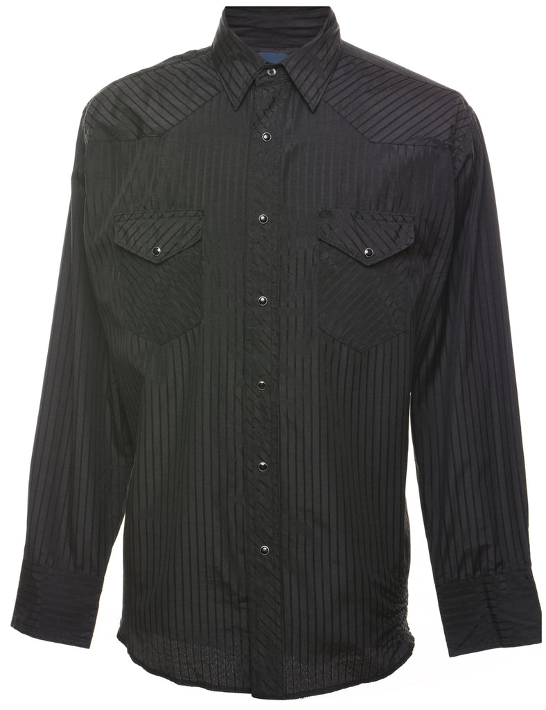 Wrangler Black Classic Western Shirt - L