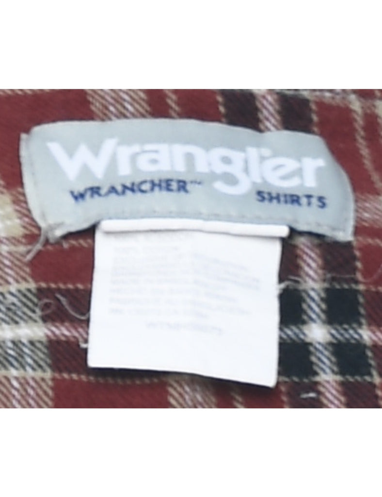 Wrangler Checked Multi-Colour Flannel Shirt - M