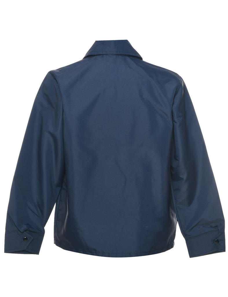 Zip Front Nylon Jacket - M