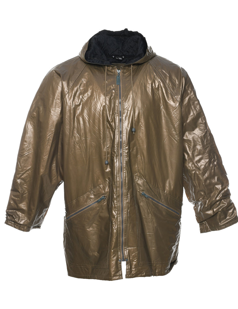 Zip Front Raincoat - M