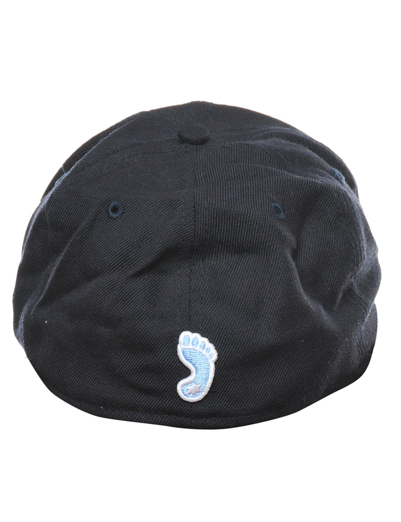Black Embroided Cap - XS