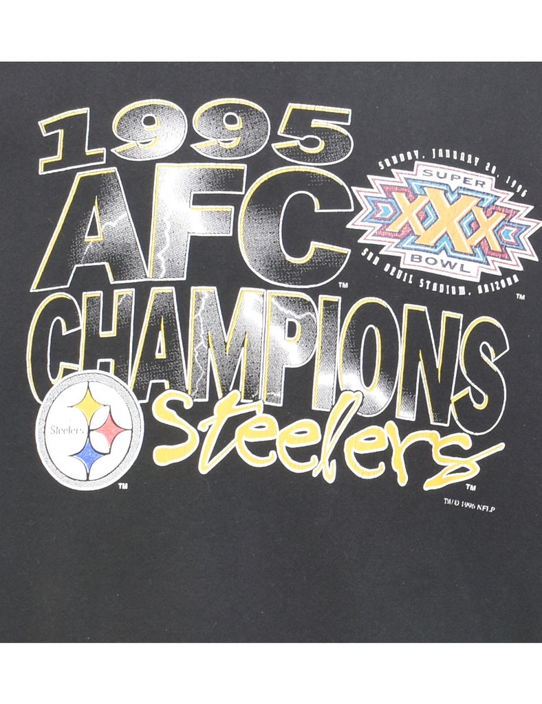 Black NFLP Steelers Sports Sweatshirt - XL