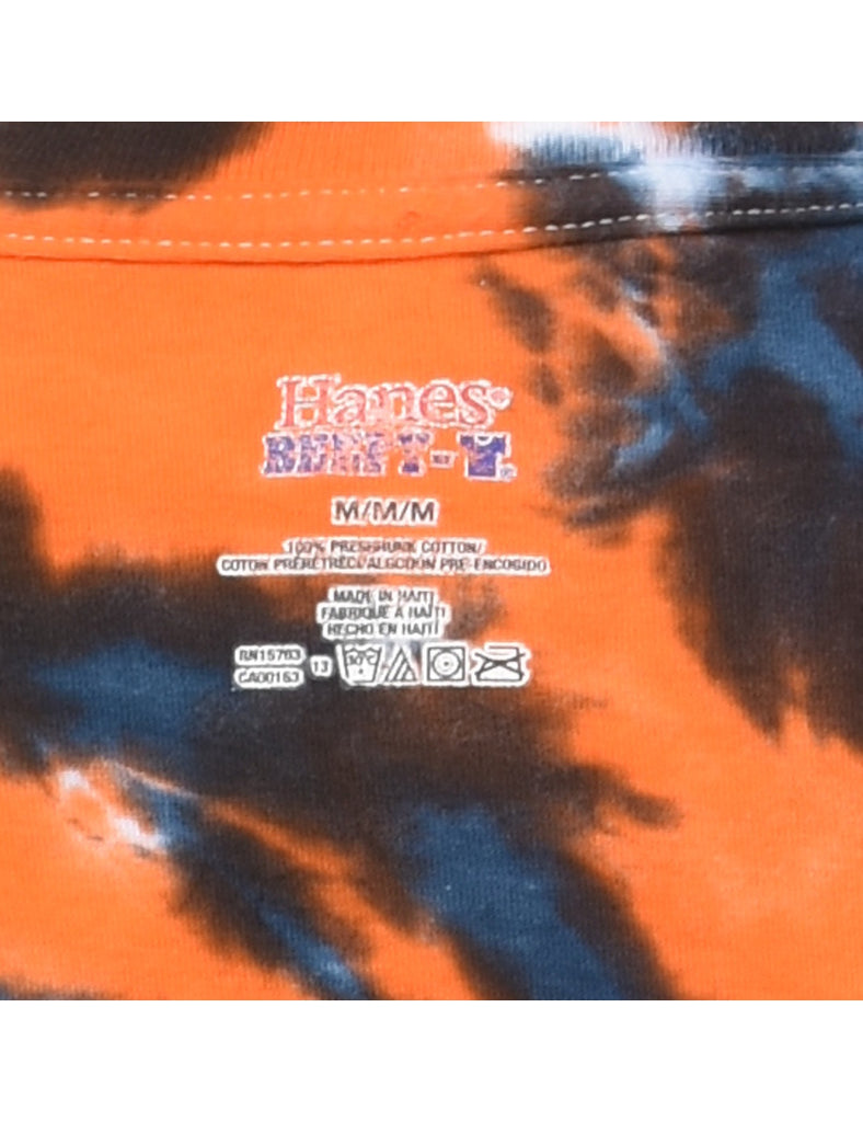 Blue & Orange Virginia Long Sleeve T-Shirt - M