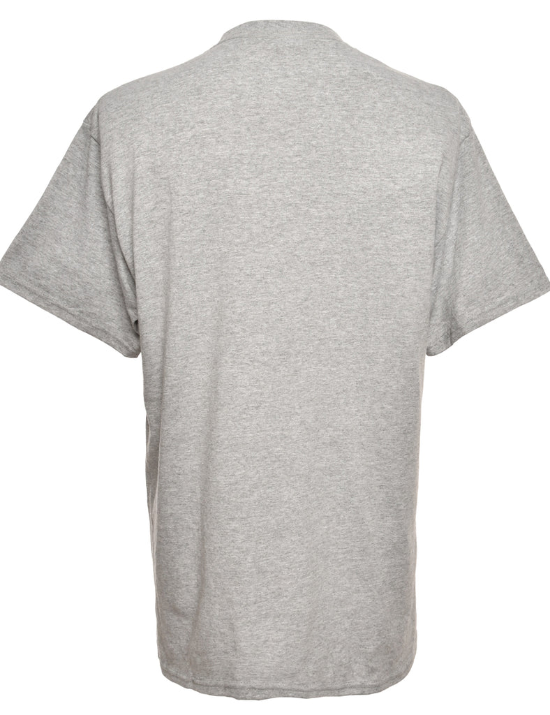 Bravo Company Badgers Grey Printed T-shirt - M