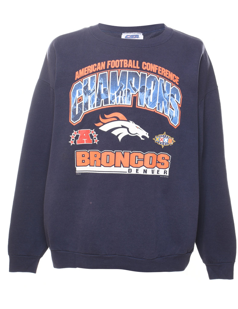 Broncos Denver Printed Sweatshirt - XL