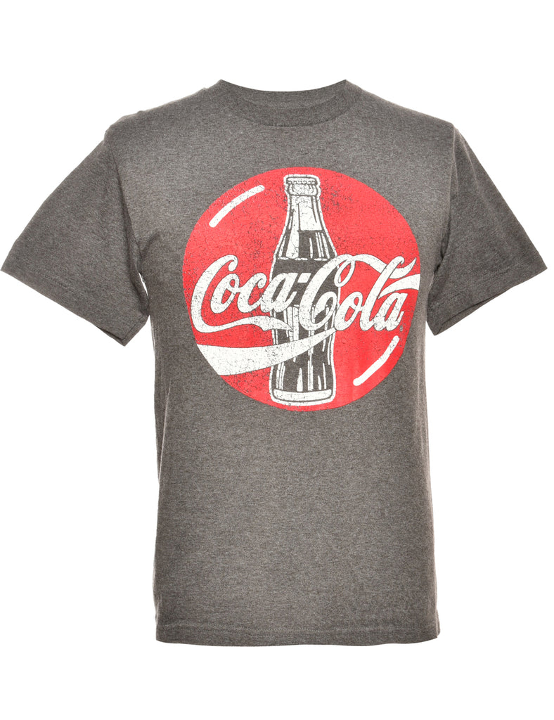 Cocacola Grey Printed T-shirt - S