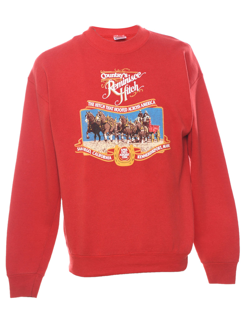 Country's Reminisce Hitch Printed Sweatshirt - L