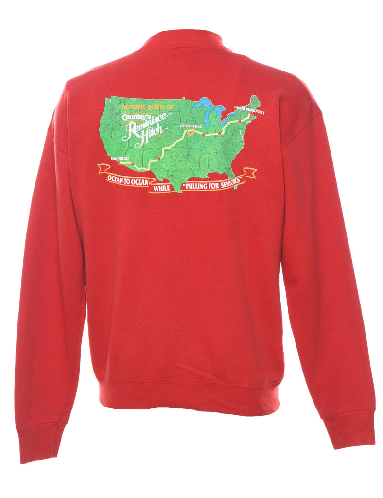 Country's Reminisce Hitch Printed Sweatshirt - L