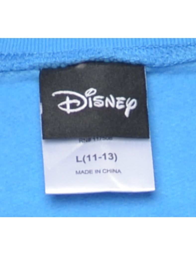 Disney Cartoon Blue Sweatshirt - L