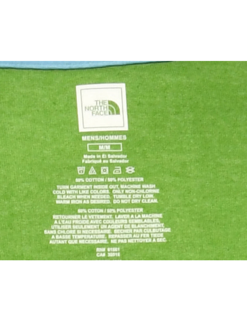 Green The North Face Printed T-shirt - M