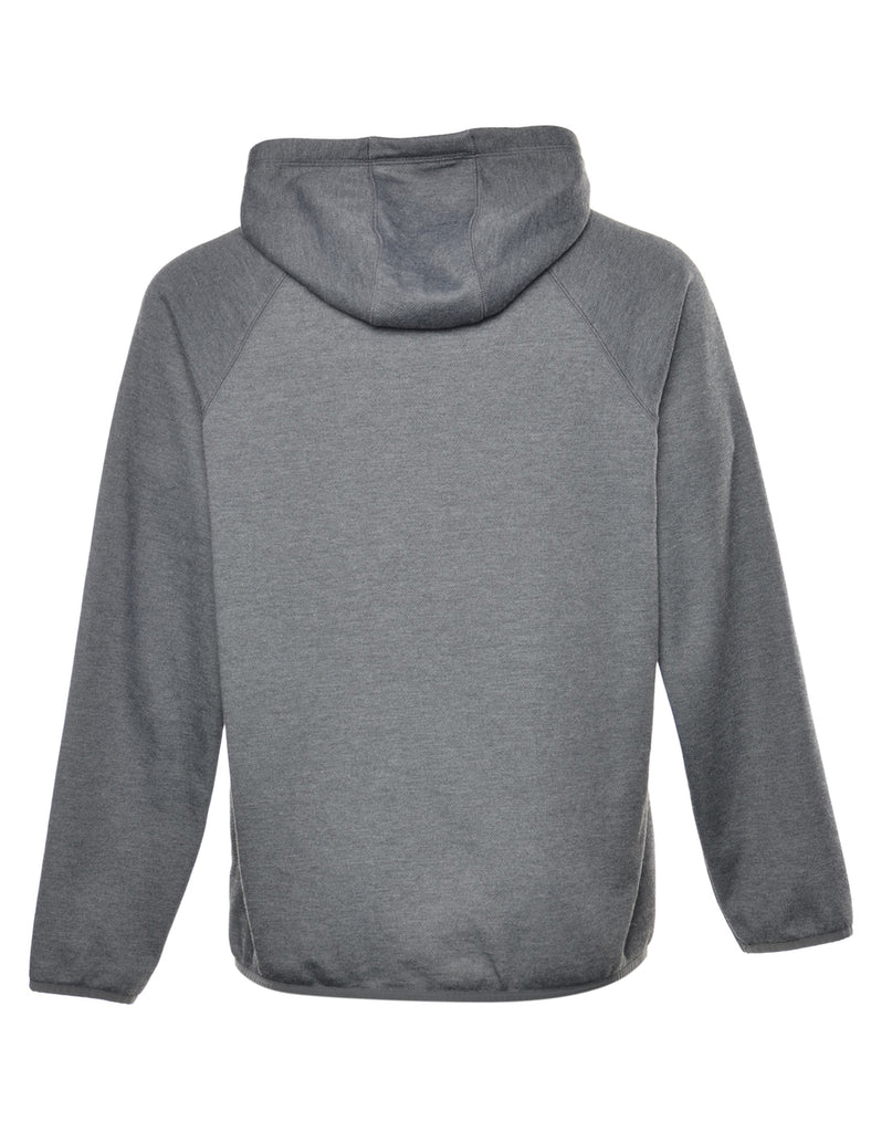 Grey Hooded Sweatshirt - L