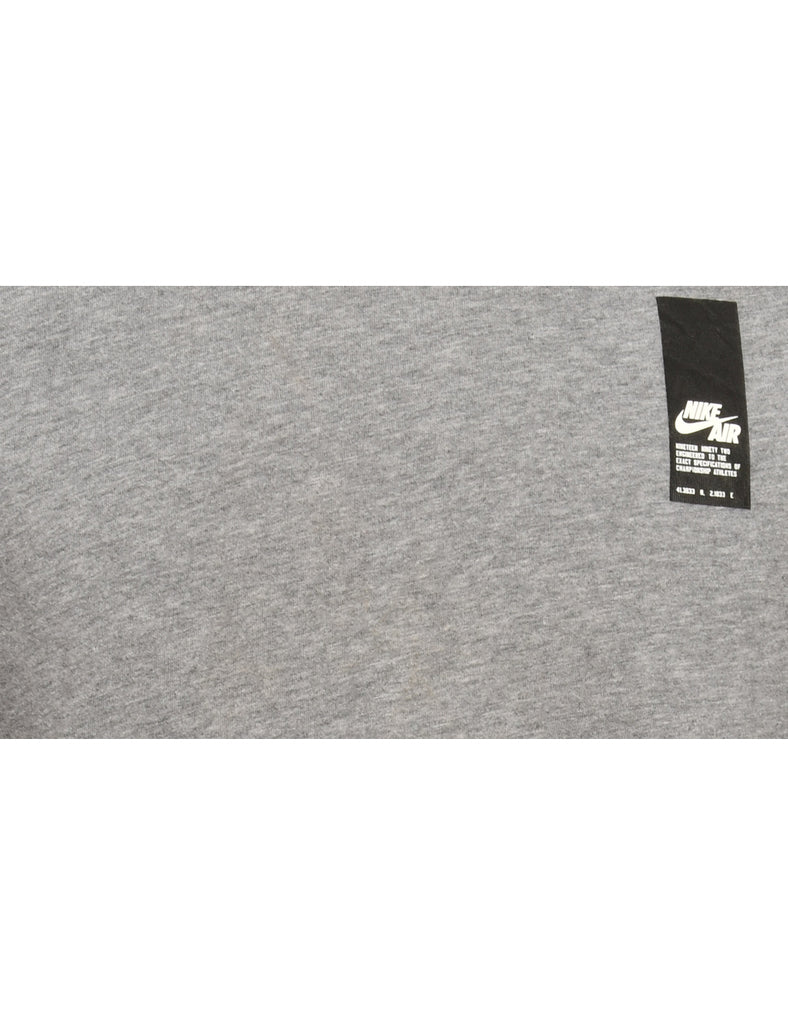 Grey Nike Printed T-shirt - S