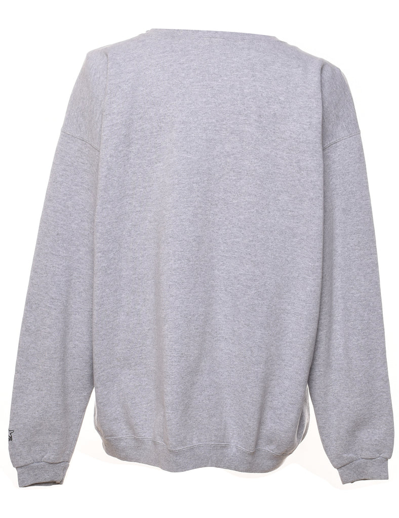Grey Printed Sweatshirt - XL