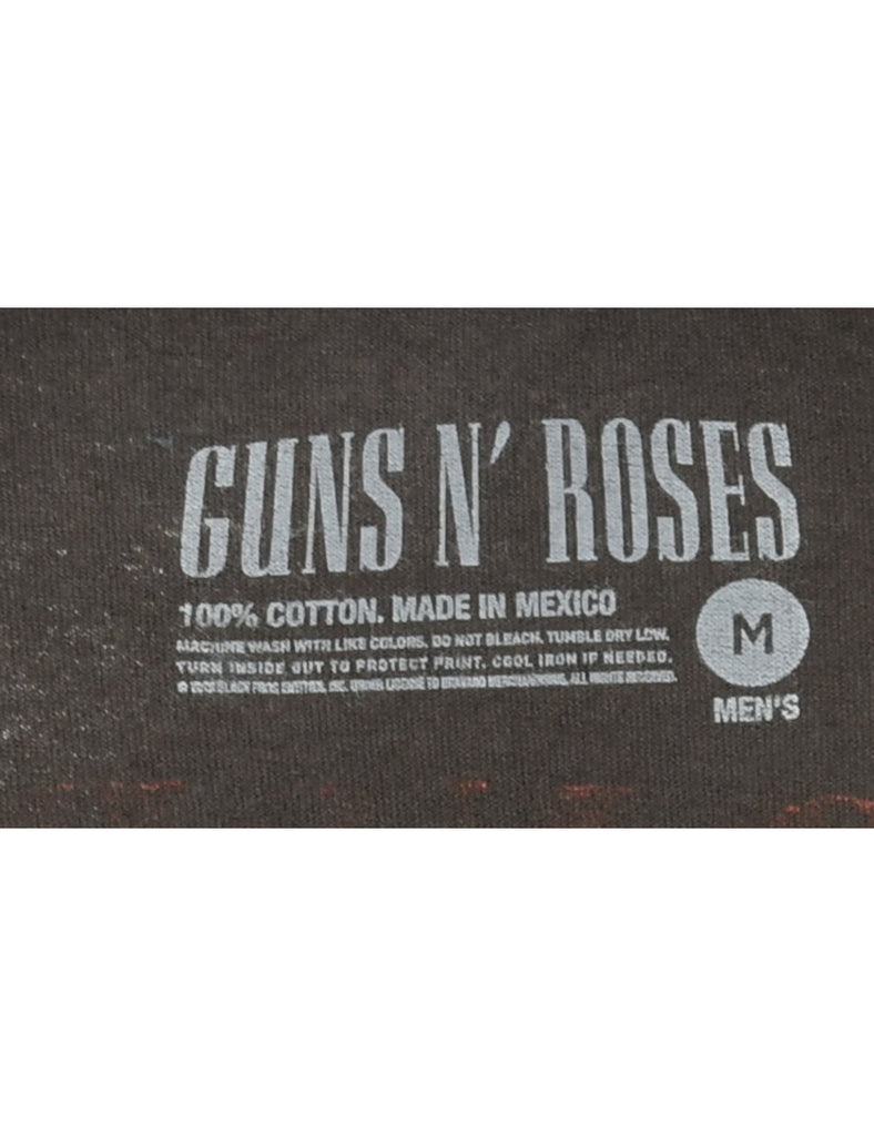 Gun Roses Black Band T-shirt - M