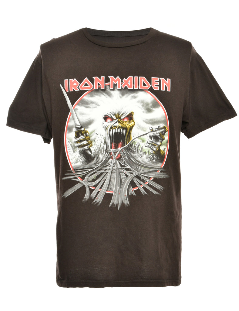 Iron Maiden Print Band T-shirt - M