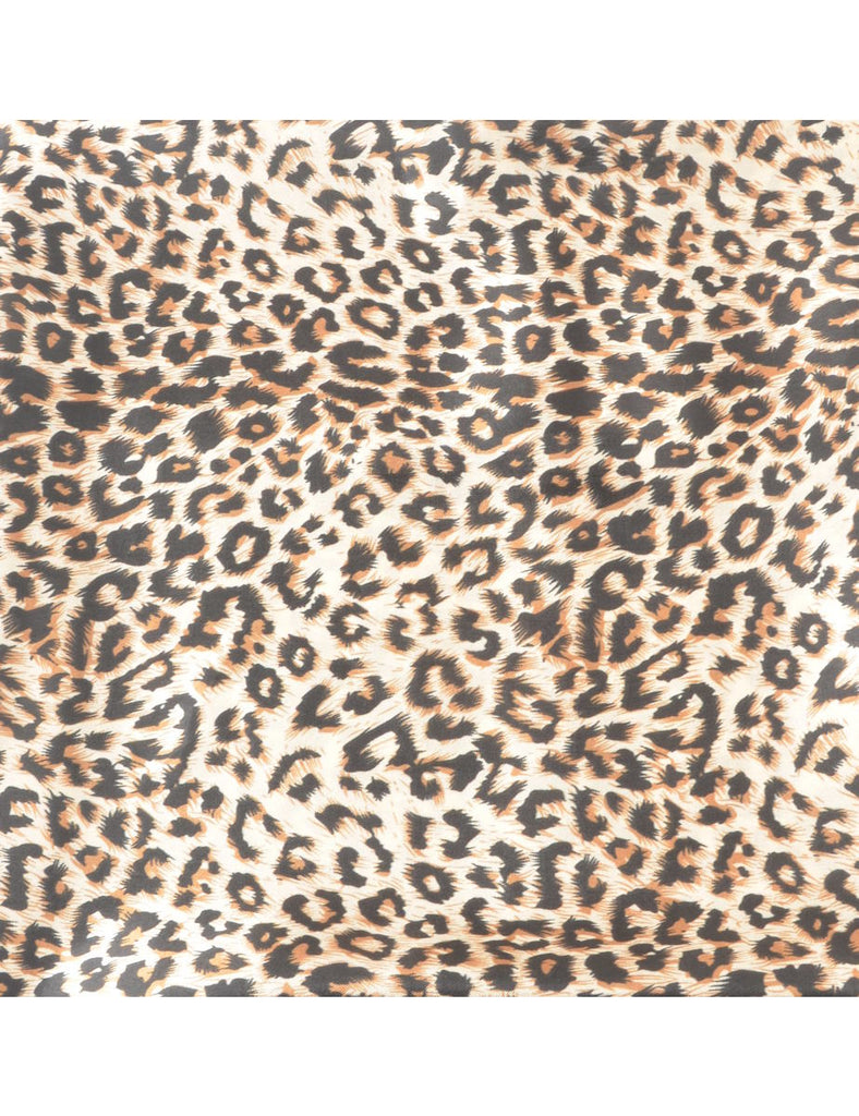 Leopard Print Scarf - L