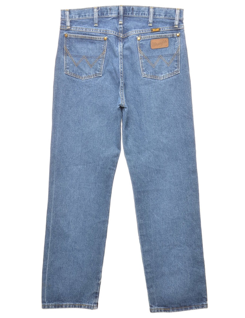 Medium Wash Straight-Fit Wrangler Jeans - W32 L32