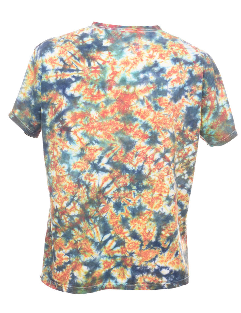 Multi-Colour Tie Dye T-Shirt - L