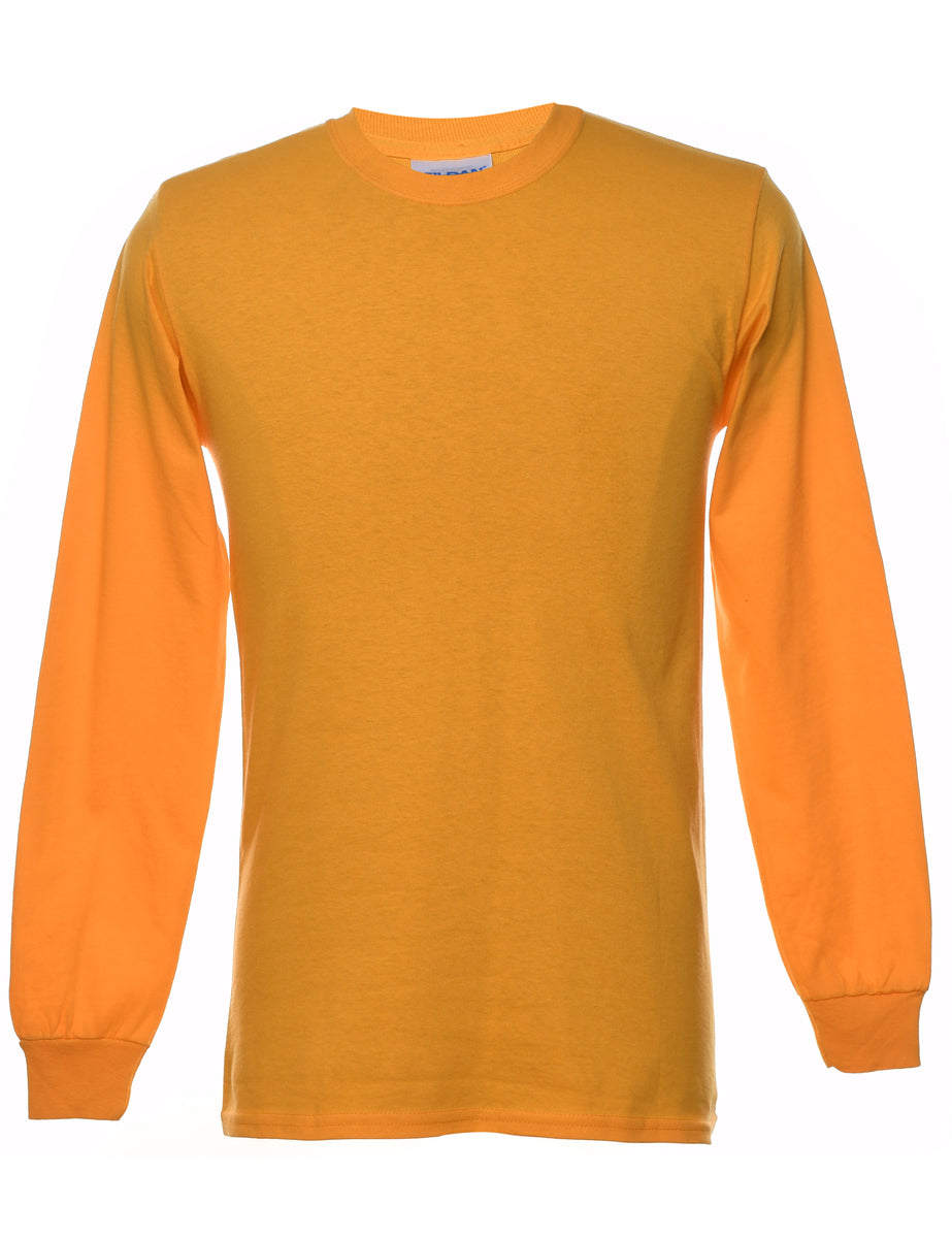 7705 Mustard Plain T-Shirt