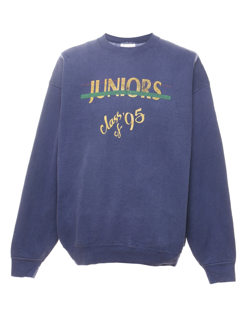 Navy Juniors Class Of '95 Printed Sweatshirt - XL