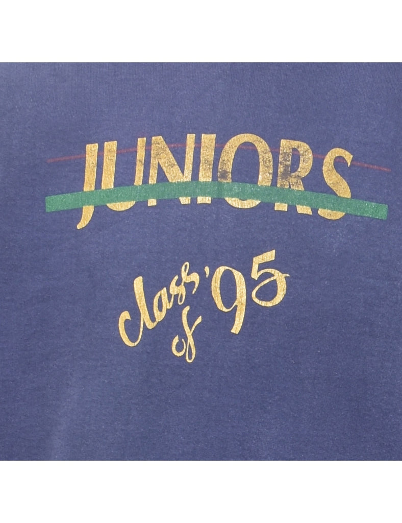 Navy Juniors Class Of '95 Printed Sweatshirt - XL