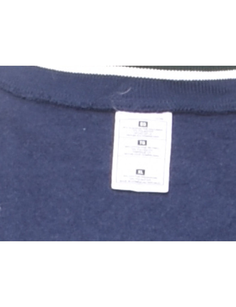 Navy Plain Sweatshirt - XL