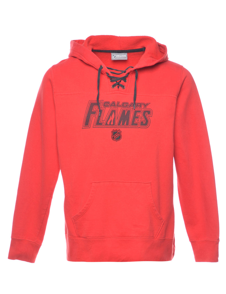 NFL Calgary Flames Printed Hoodie - M
