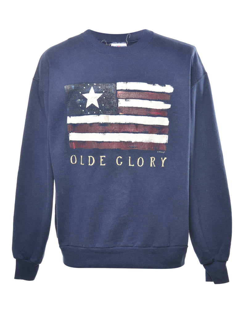 Olde Glory Printed Sweatshirt - L