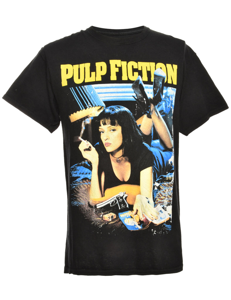 Pulp Fiction Black Printed T-shirt - M