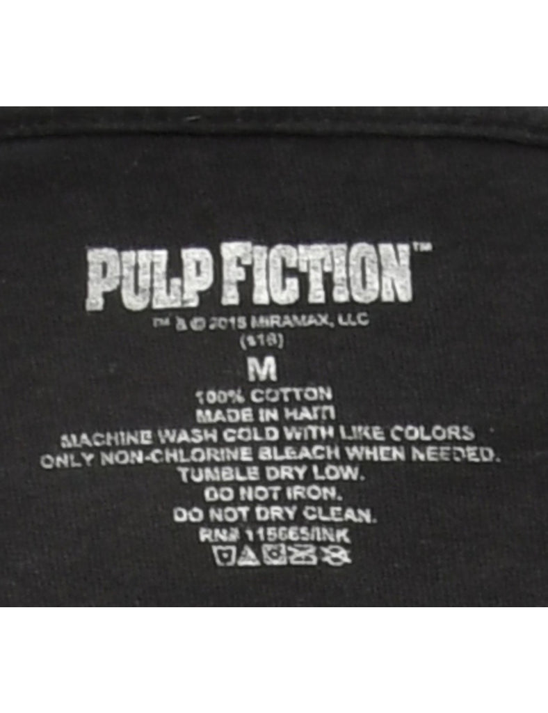 Pulp Fiction Black Printed T-shirt - M