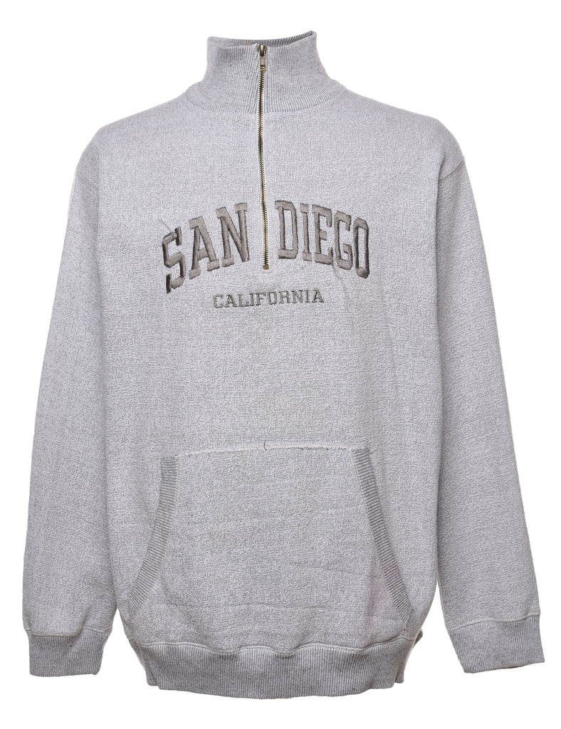 Quarter-Zip San Diego California Sweatshirt - XL