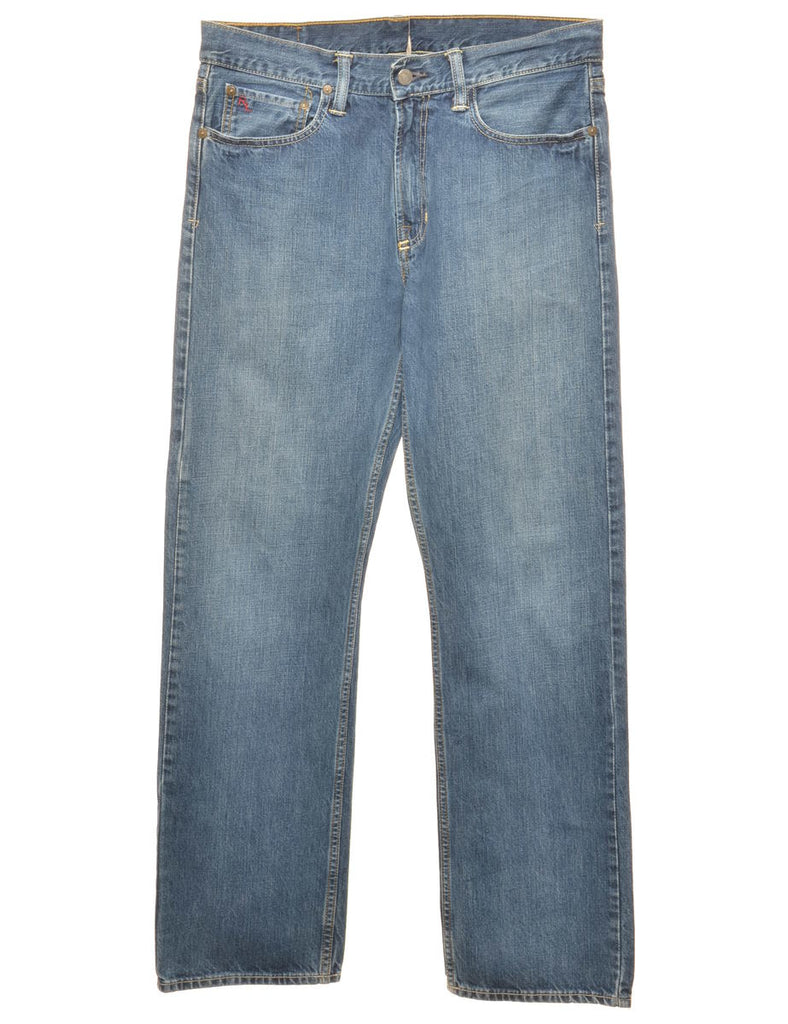 Ralph Lauren Straight-Fit Light Wash Faded Jeans - W33 L32
