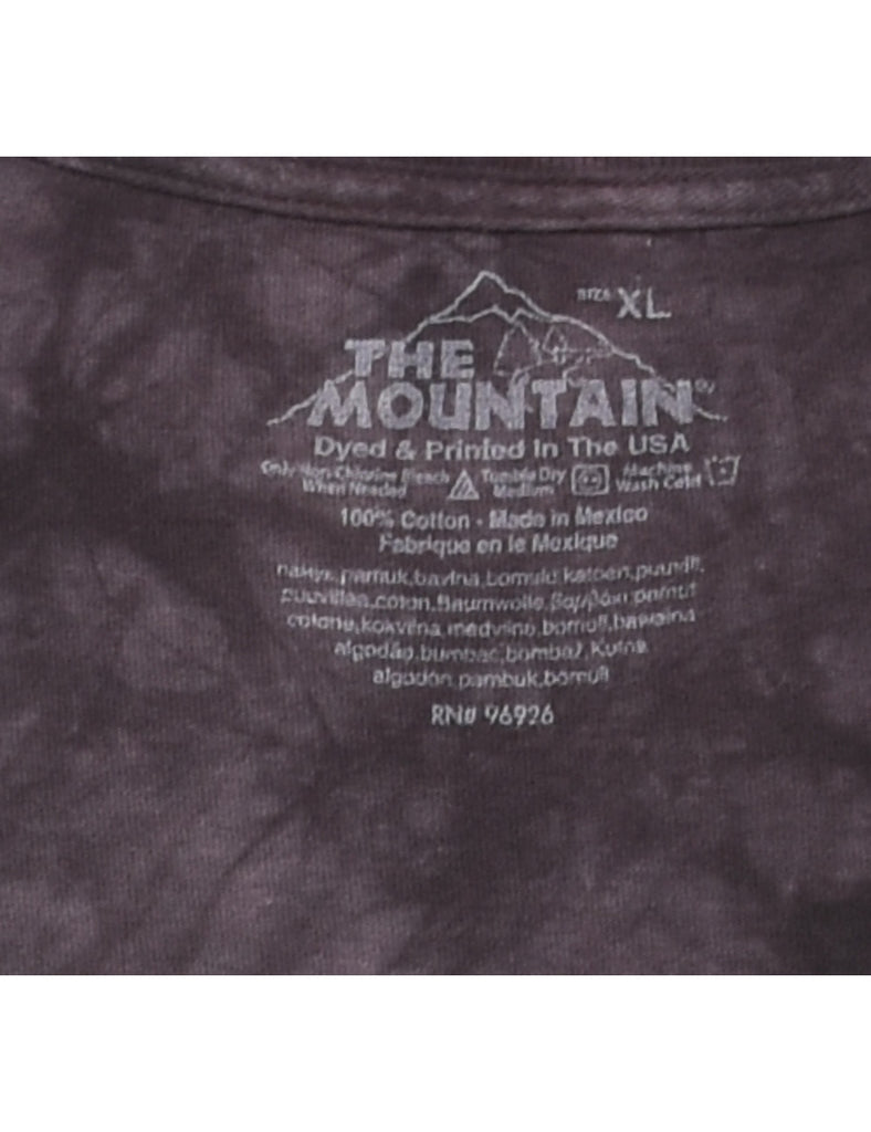 Tie Dye Design Multi-Colour Printed T-shirt - XL